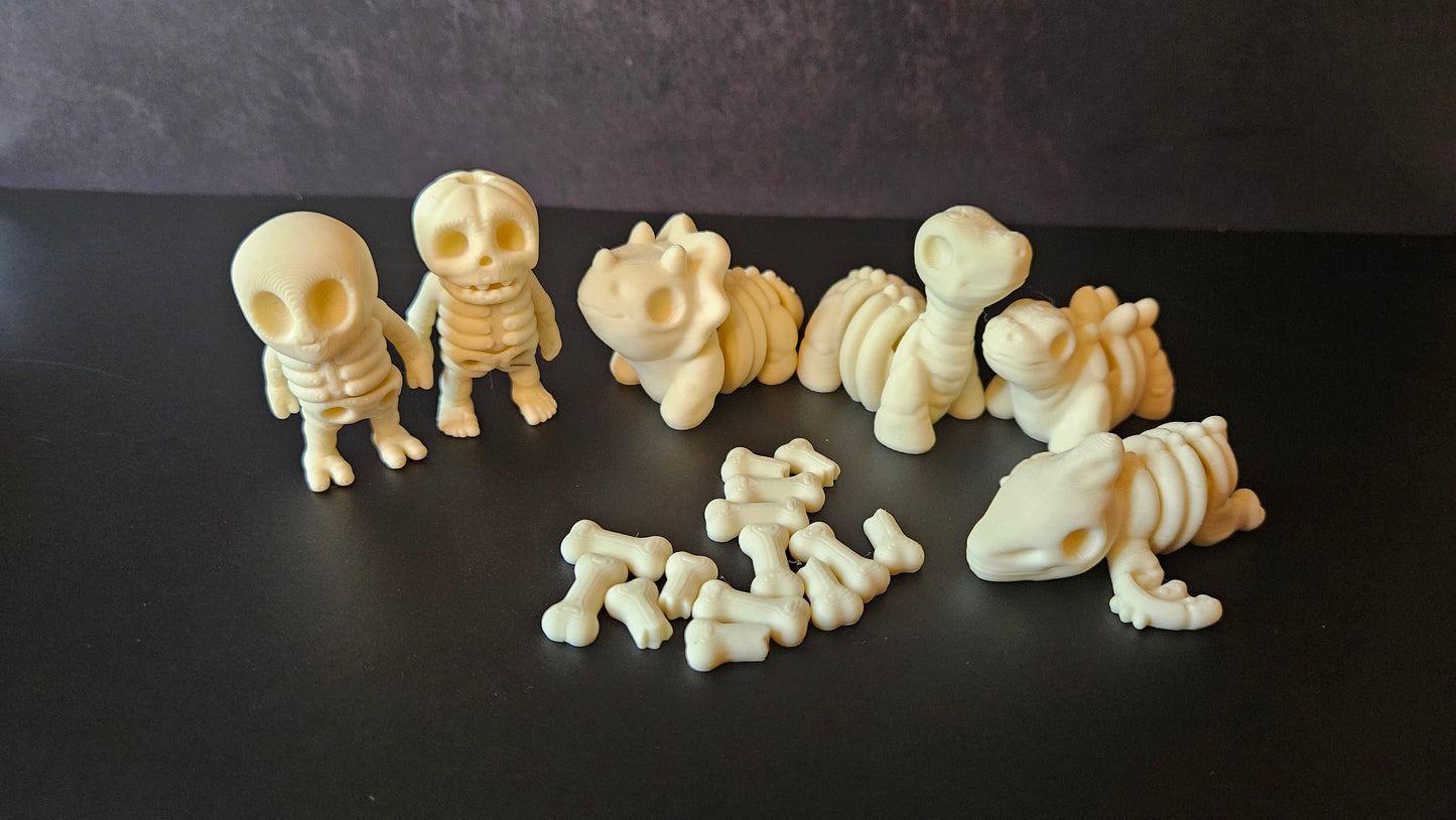 Bag o Bones - Articulated Flexi Dinosaur Skeleton Playset