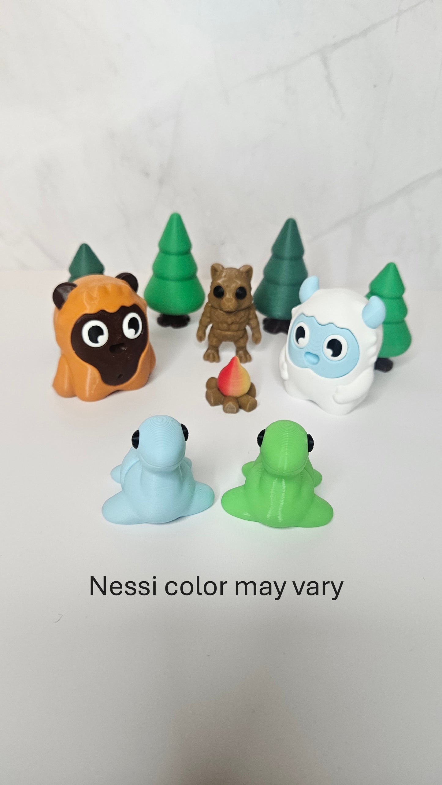 Fantasy Yeti & Sasquatch - Articulated Flexi Animal Playset