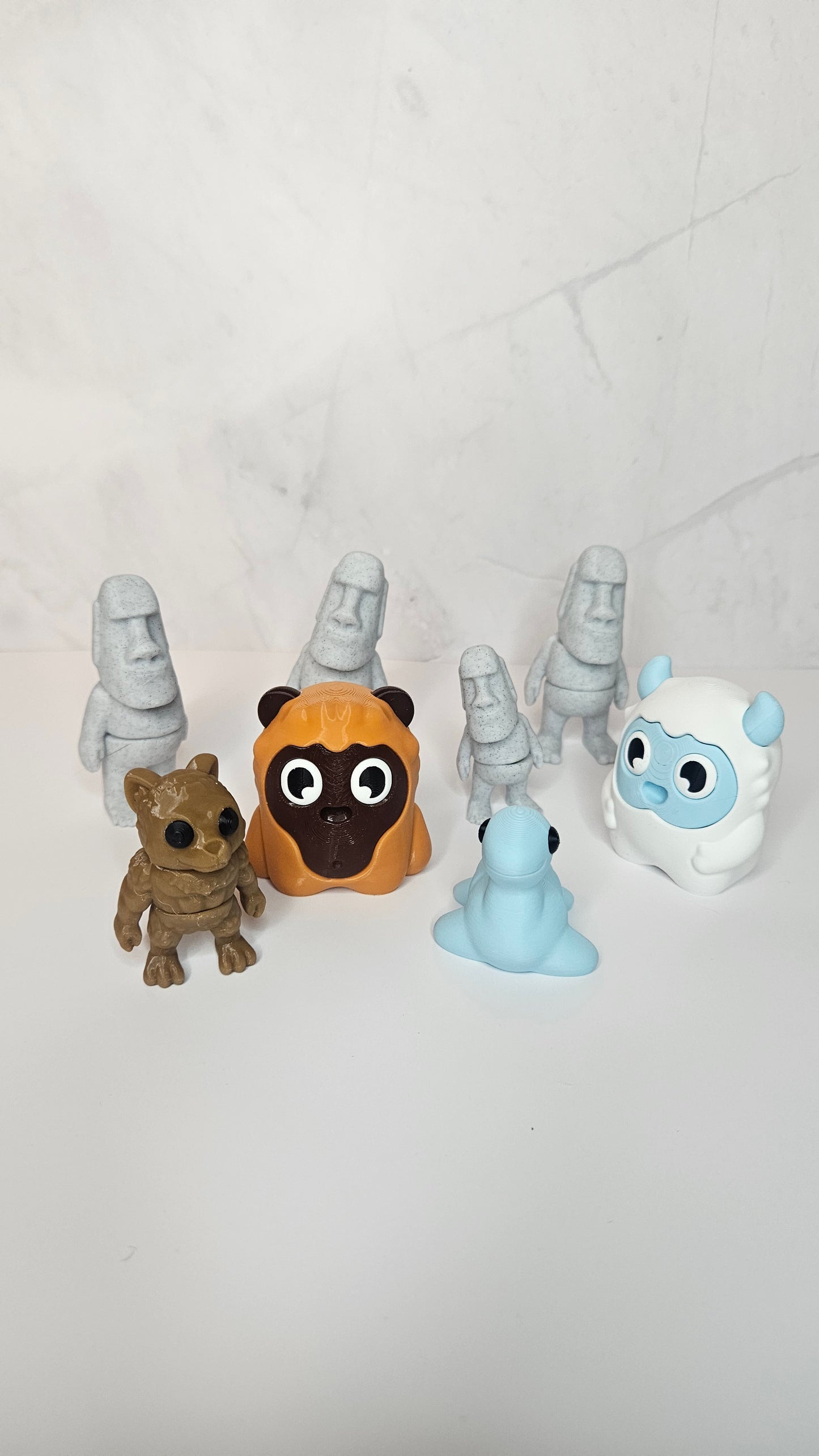 Fantasy Yeti & Sasquatch - Articulated Flexi Animal Playset