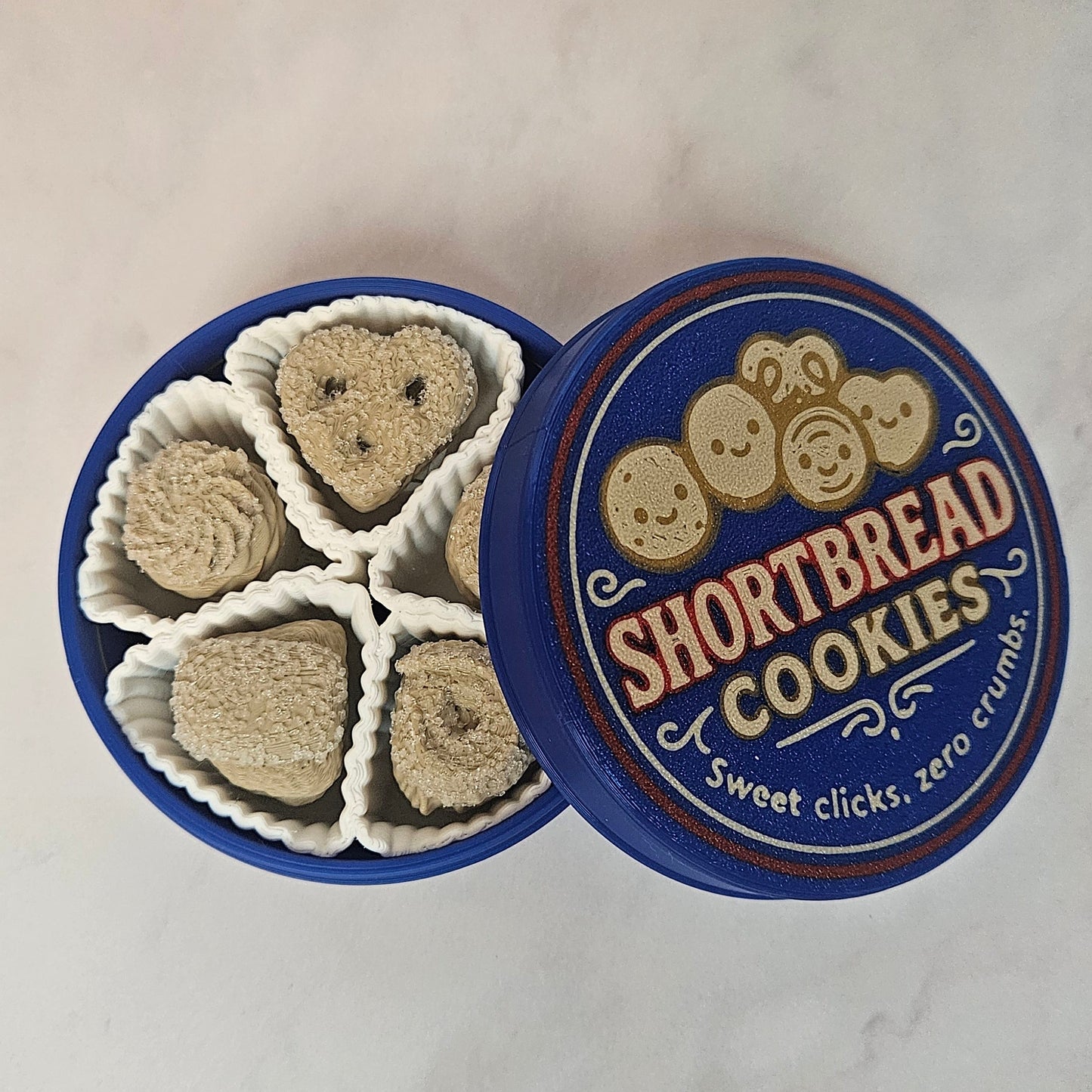 Grandmas Cookie Tin Fidget Clicker