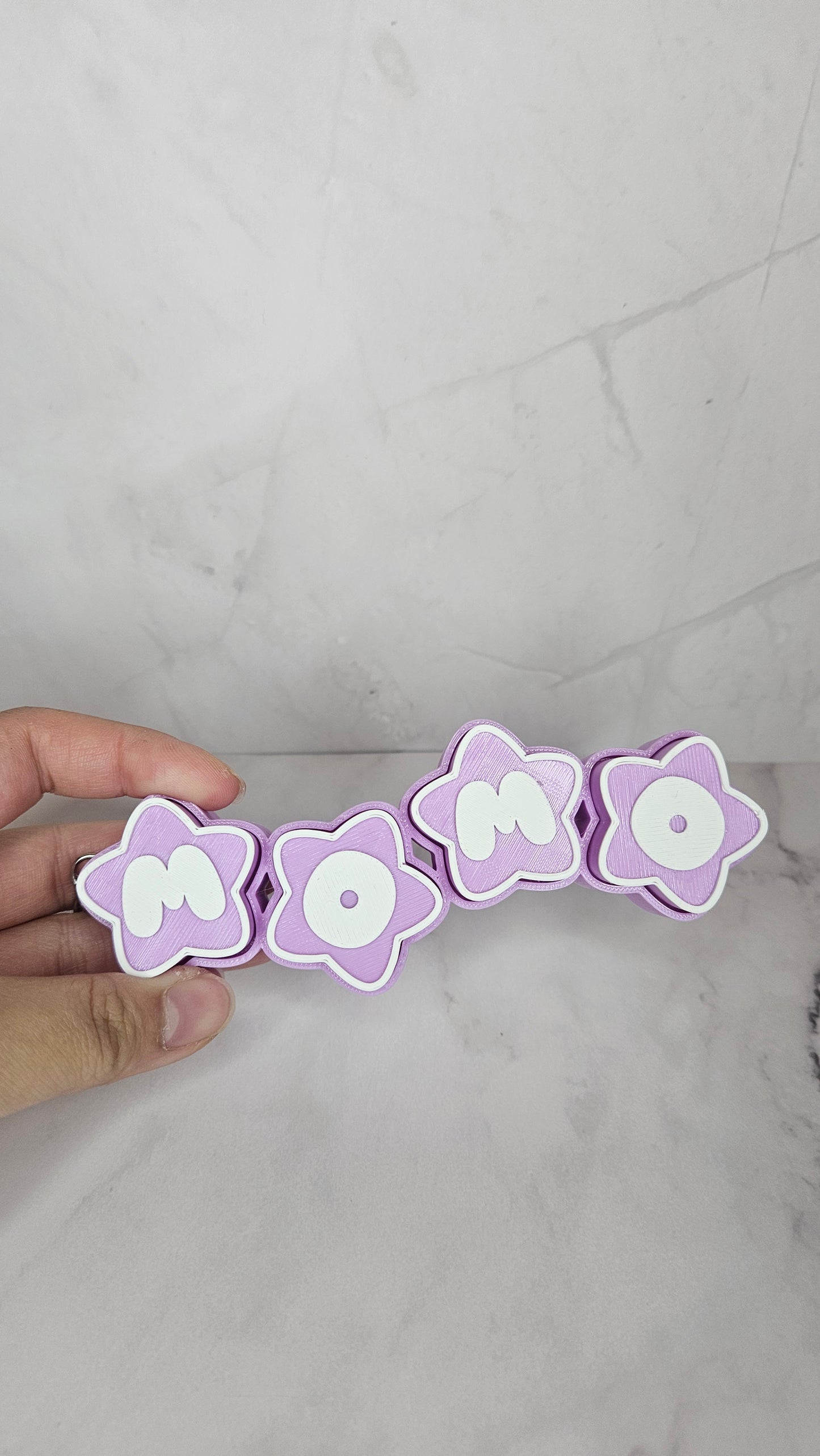 Custom Name Star Clicker Keychain