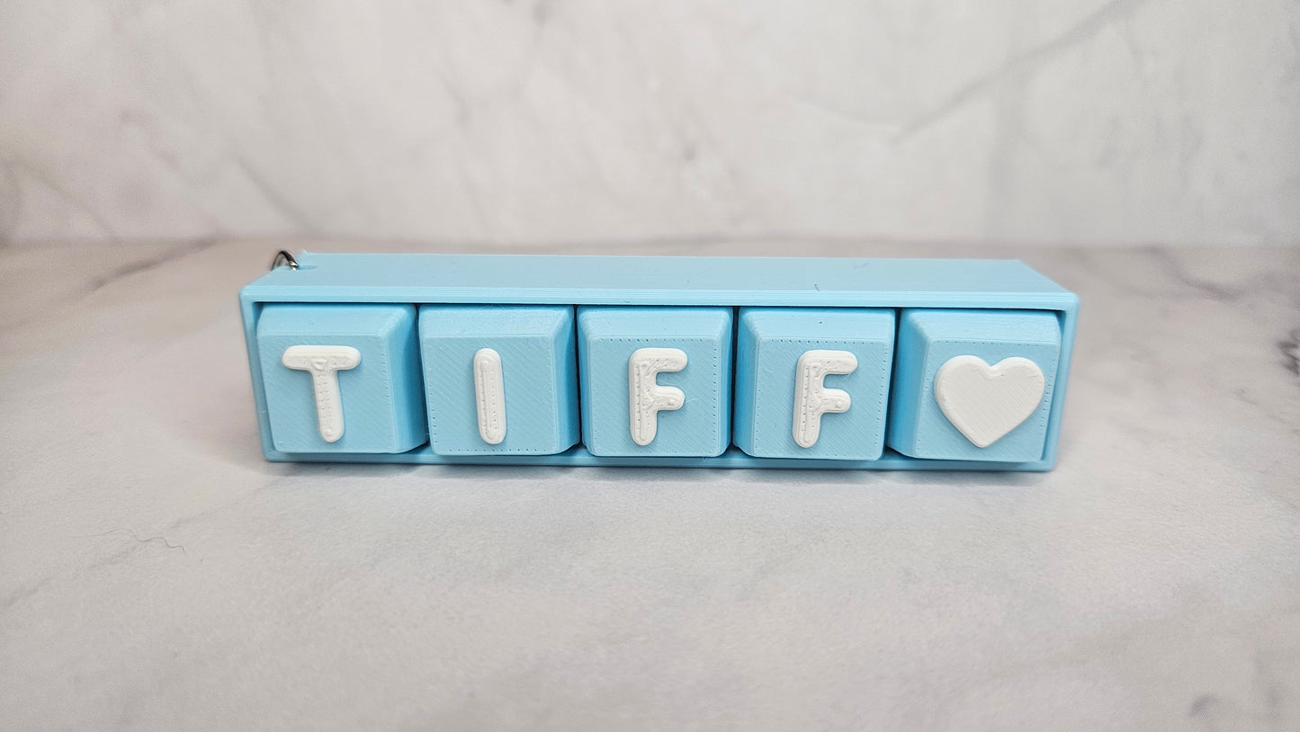 Custom Name Keyboard Clicker Keychain