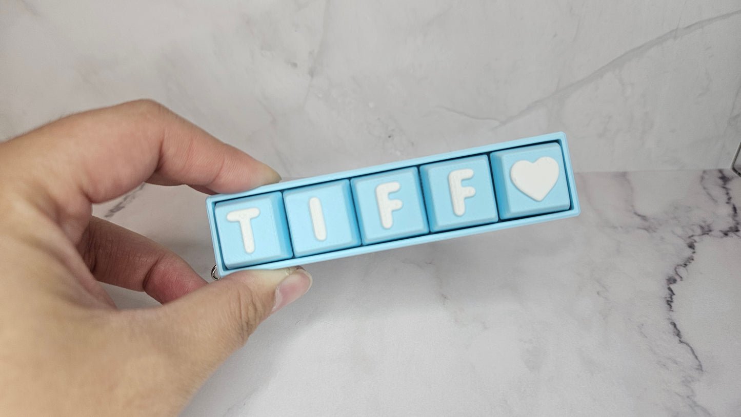 Custom Name Keyboard Clicker Keychain