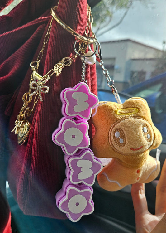 Custom Name Star Clicker Keychain