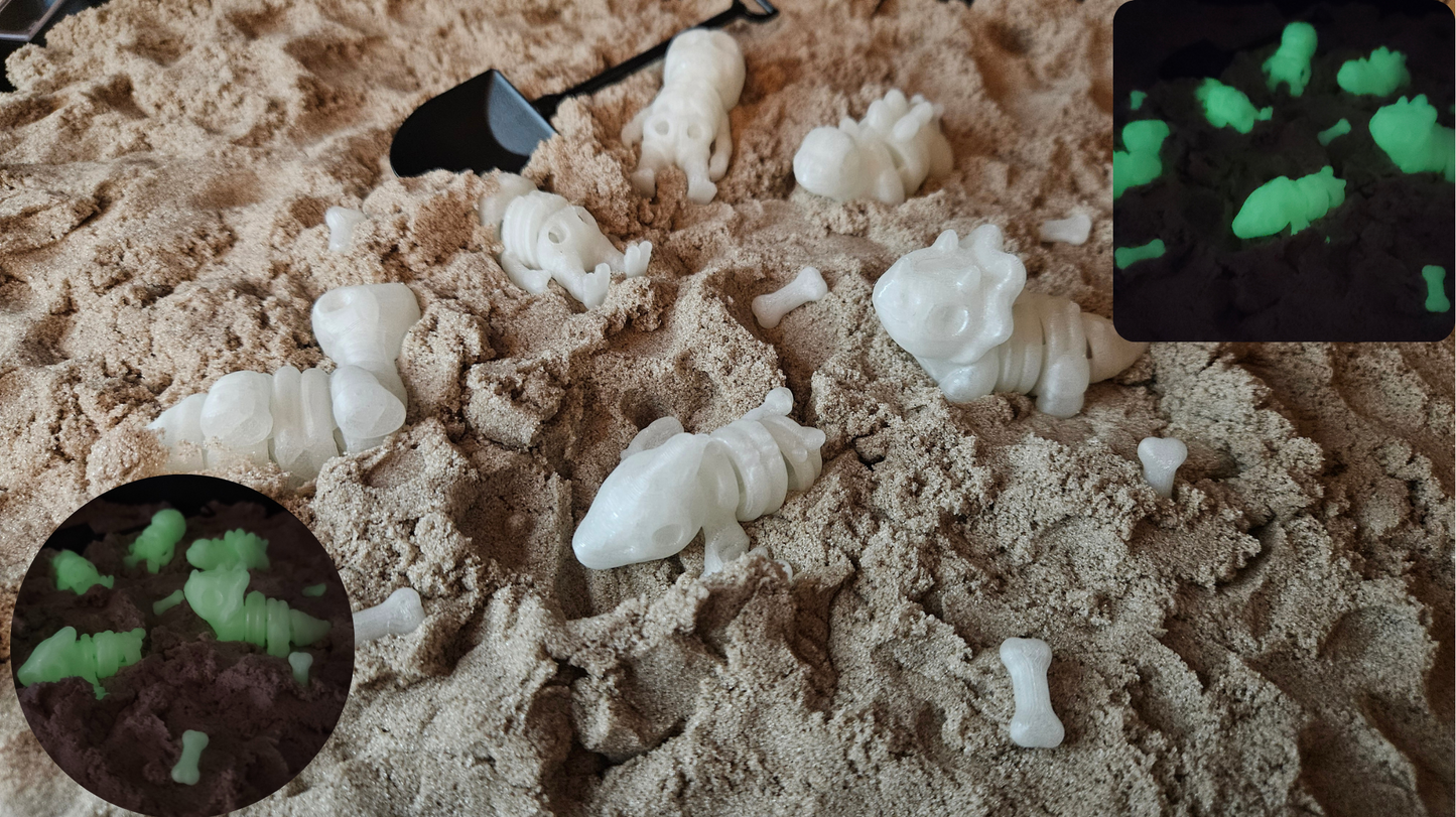 Bag o Bones - Articulated Flexi Dinosaur Skeleton Playset